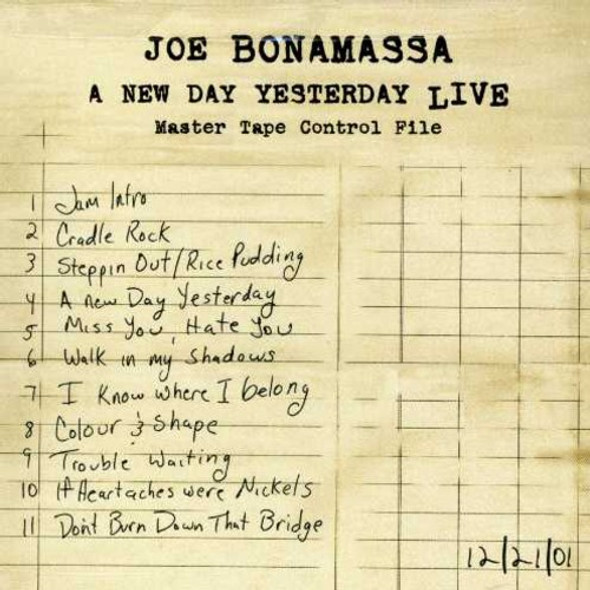 Bonamassa,Joe New Day Yesterday Live CD