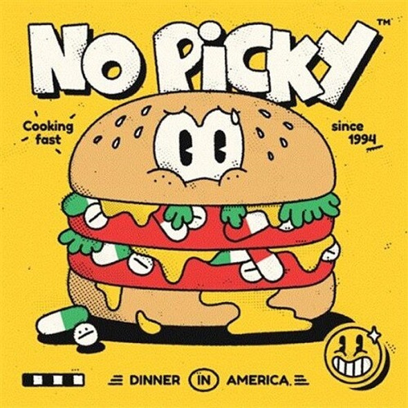 No Picky Dinner In America 7-Inch Single Vinyl