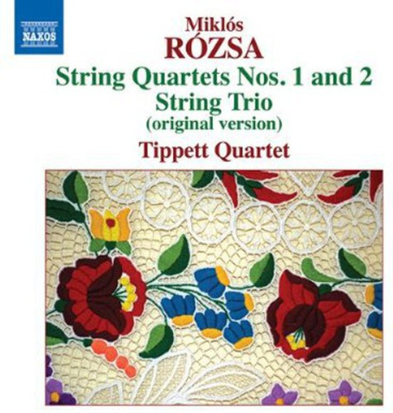 Rozsa / Tippett String Quartet String Quartets Nos 1 & 2 / String Trio CD