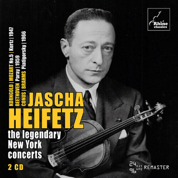 Heifetz Legendary New York Concerts CD