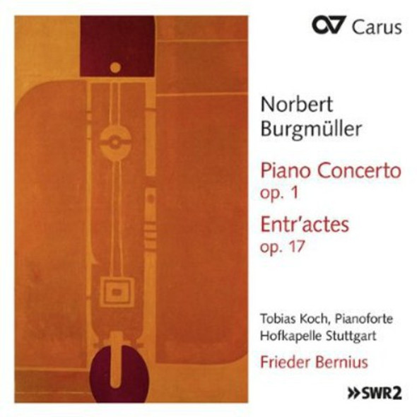 Burgmueller / Koch / Hofkapelle Stuttgart Piano Concerto Op 1 / Entr'Actes CD