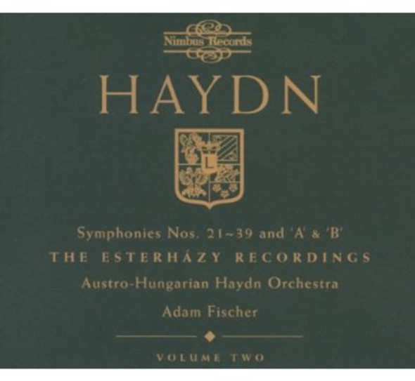 Haydn / Fischer / Austro-Hungarian Haydn Orchestra Symphonies 21-39 2 CD