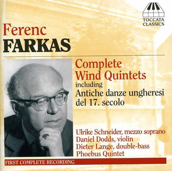 Farkas / Phoebus Wind Quintet Complete Wind Quintets CD