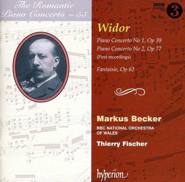 Widor / Bbc National Orch Of Wales / Fischer Romantic Piano Concerto 55 CD