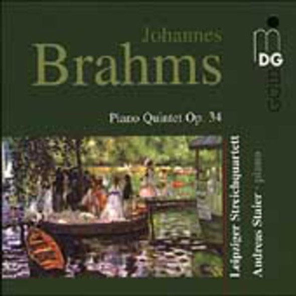 Brahms / Staier / Leipzig String Quartet Piano Quintet Op 34 CD