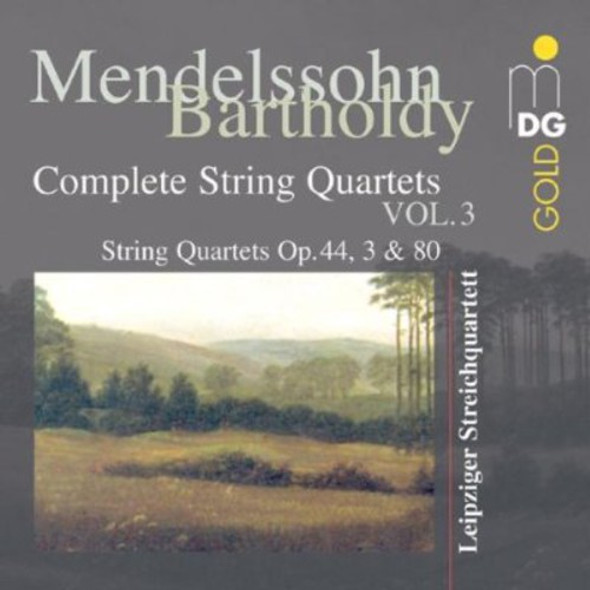 Mendelssohn / Leipzig String Quartet Complete String Quartets 3 CD