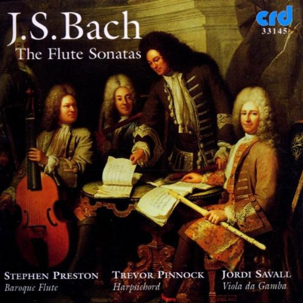 Bach,J.S. / Preston / Savall / Pinnock Flute Sonatas Bwv 1013 1030 CD