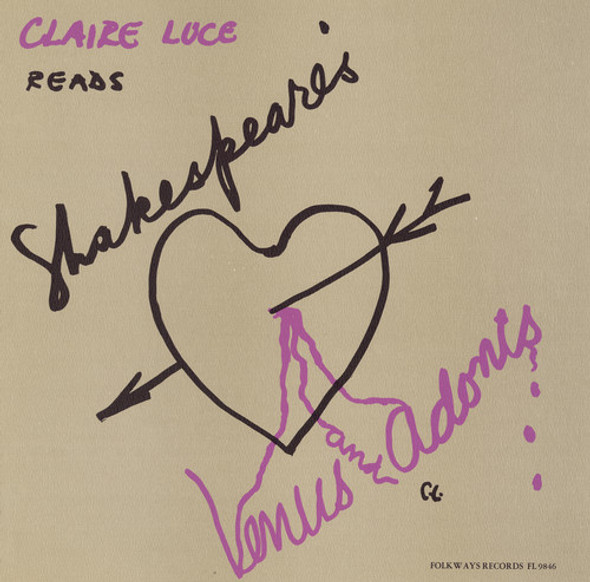 Luce,Claire Venus & Adonis: By William Shakespeare CD