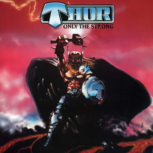 Thor Only The Strong - Red/Black Splatter LP Vinyl