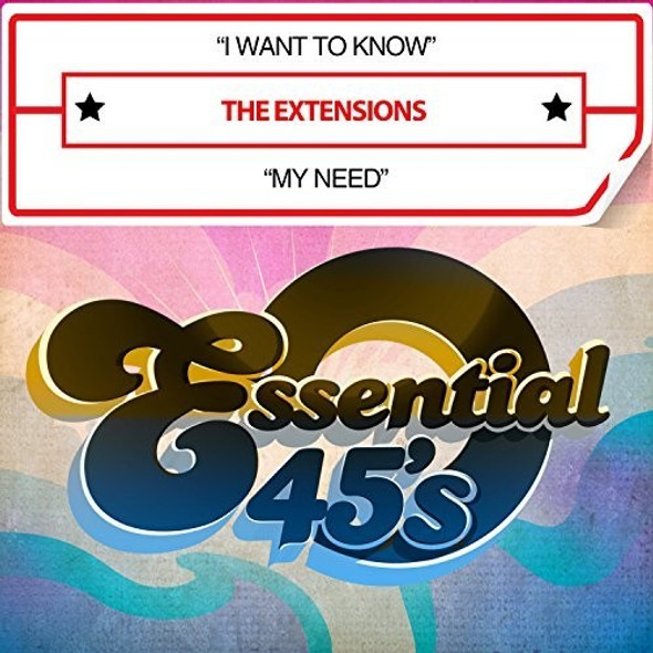 Extensions I Want To Know / My Need (Digital 45) CD