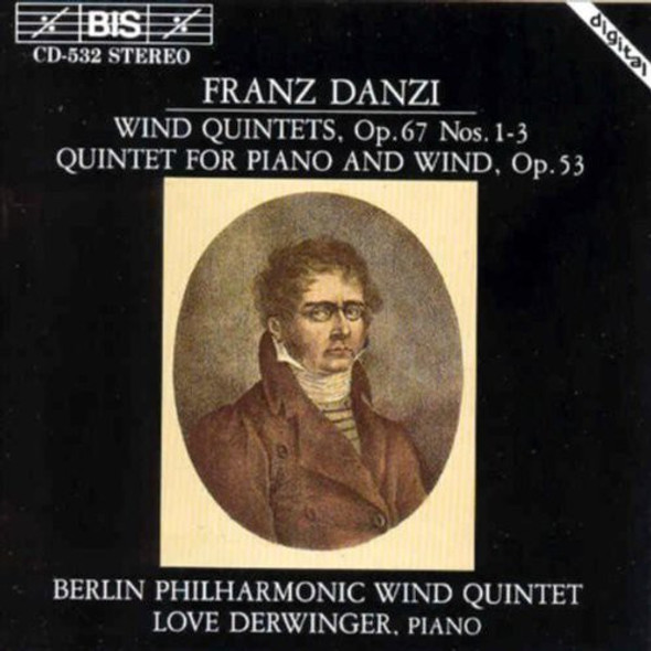 Danzi / Derwinger / Philharmonic Wind Quintet Wind Quintets In G Op67 CD