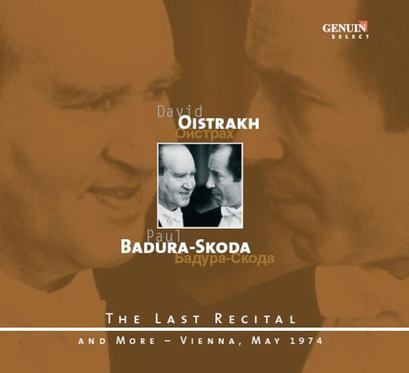 Mozart / Schubert / Beethoven / Oistrakh Last Recital With Paul Badura-Skoda CD