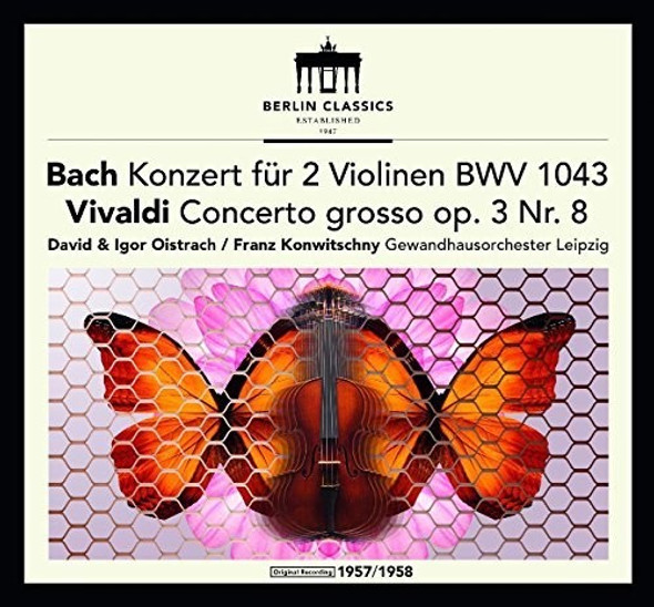 Bach,J.S. / Franck / Oistrach / Konwitschny Bach & Vivaldi: Violin Concertos CD