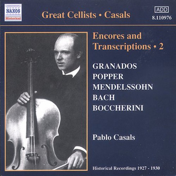 Casals,Pablo Encores & Transcriptions 2 CD