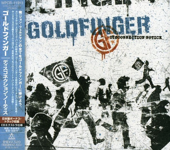 Goldfinger Disconnection Notice CD