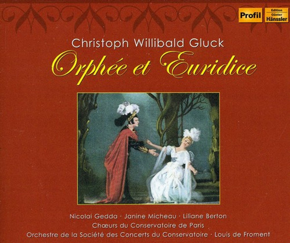 Gluck / Choeurs Du Conservatoire De Paris Orphee Et Euridice CD