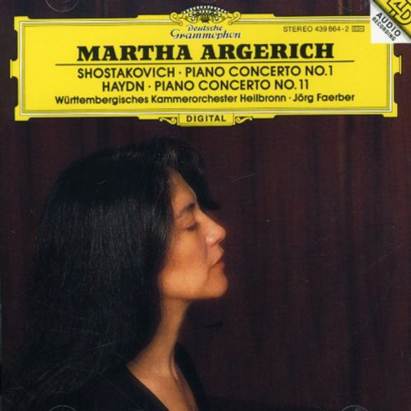 Shostakovich / Haydn / Argerich / Faerber Piano Concerto 1 / Piano Concerto 11 CD