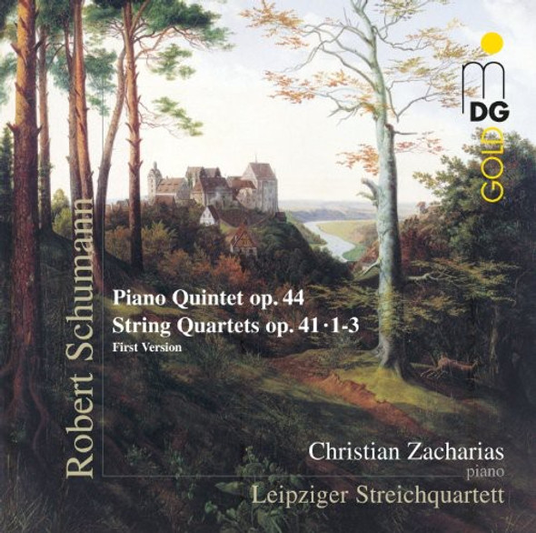 Schumann / Zacharias / Leipziger String Quartet Piano Quintet Op 44: String Quartets Op 41 CD