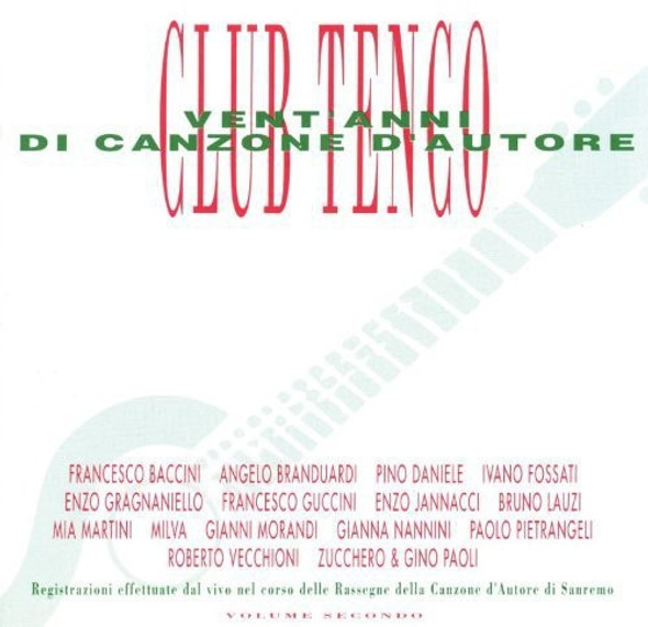 Club Tenco: Vent'Anni Di Canzone 2 / Various Club Tenco: Vent'Anni Di Canzone 2 / Various CD