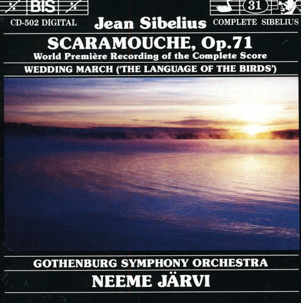 Sibelius / Jarvi / Gothenburg Symphony Orchestra Scaramouche CD