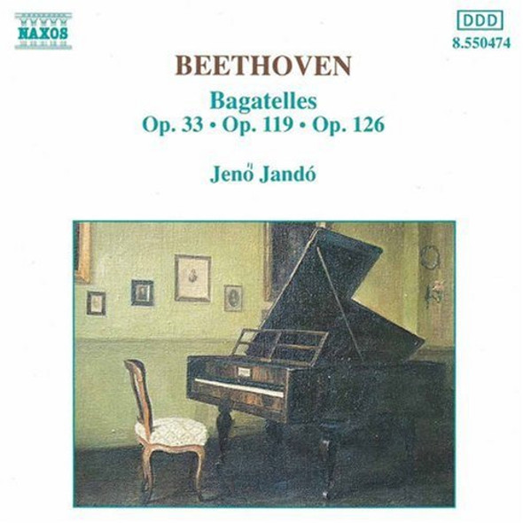 Beethoven / Jando Bagatelles Op 33, 119 & 126 CD