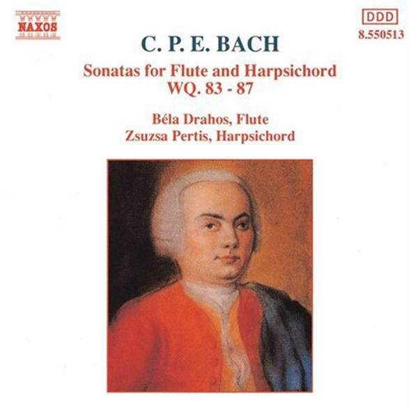 Bach,C.P.E. / Drahos / Pertis Sonatas For Flute & Harpsichord CD