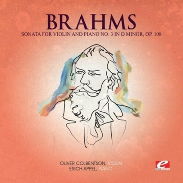 Brahms Sonata Violin & Piano 3 CD