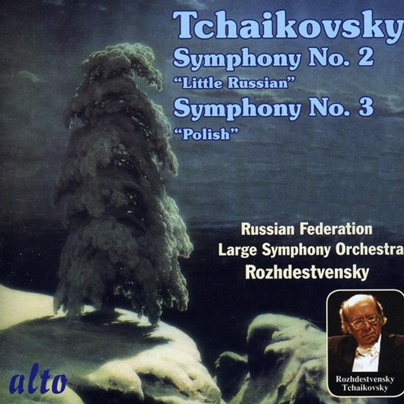 Tchaikovsky / Large Sym Orch Russian Federation Symphonies 2: Little Russian & 3 Polish CD