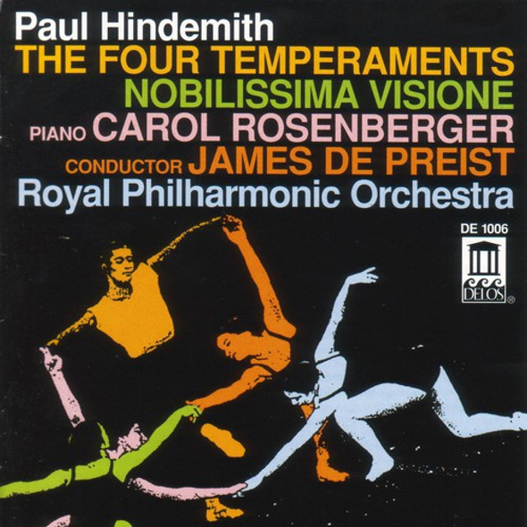 Hindemith / Rosenberger / Rpo / De Priest Four Temperaments / Nobilissima CD