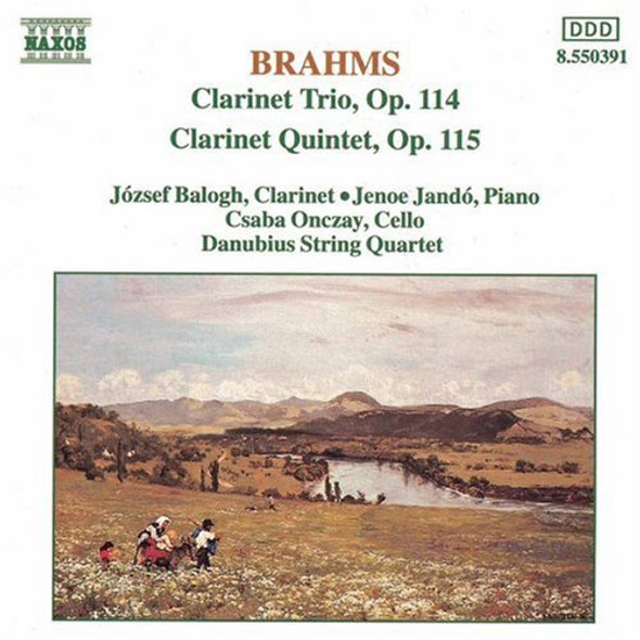 Brahms / Jando / Danubius String Quartet Clarinet Trio / Clarinet Quintet CD