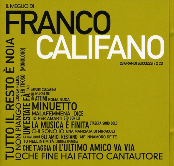 Califano,Franco Il Meglio Di Franco Califano CD