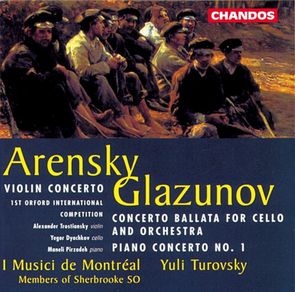 Arensky / Glazunov / Turovsky Violin Concerto In A Minor Op 54 CD