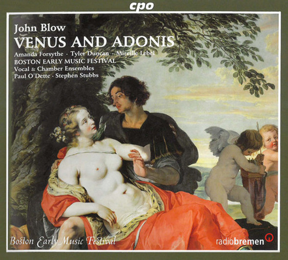 Blow / O'Derre / Stubbs / Duncan / Forsythe Venus & Adonis CD