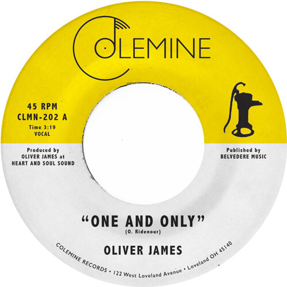 James, Oliver One & Only (Opaque Yellow) 7-Inch Single Vinyl