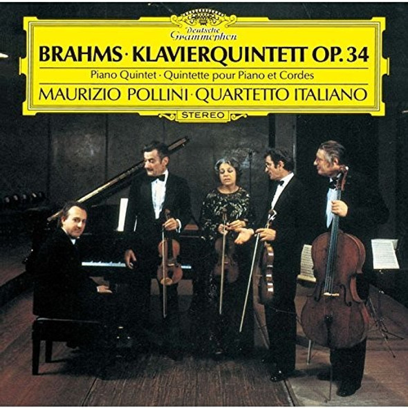 Brahms / Pollini,Maurizio Brahms: Piano Quintet Op 34 CD