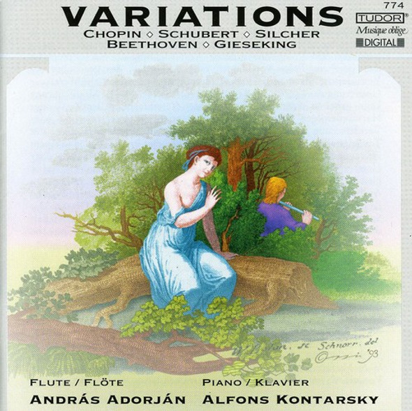 Beethoven / Schubert / Adorjan / Kontarsky Variations For Flute CD