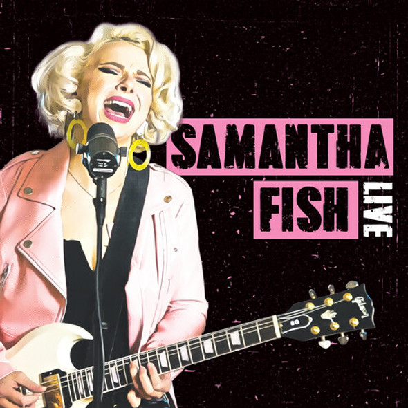 Fish, Samantha Live - Pink/White Splatter LP Vinyl