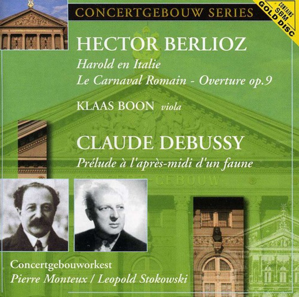 Berlioz / Boon / Concertgebouw Orch / Monteux Berlioz: Harold In Italy CD