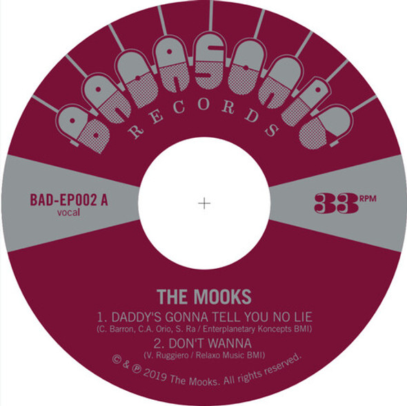 Mooks Mooks Ep 7-Inch Single Vinyl