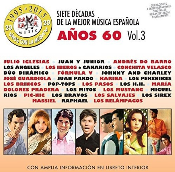 7 Decadas De La Mejor Musica Espanola Anos 60 V3 7 Decadas De La Mejor Musica Espanola Anos 60 V3 CD