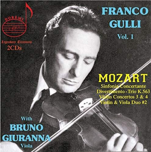 Mozart / Gulli / Galliera Franco Gulli 1 CD