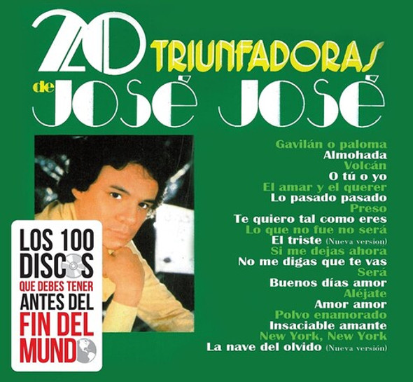 Jose Jose 20 Triunfadoras CD