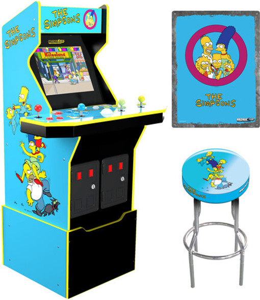 The Simpsons 4 Player W/ Riser/Marquee