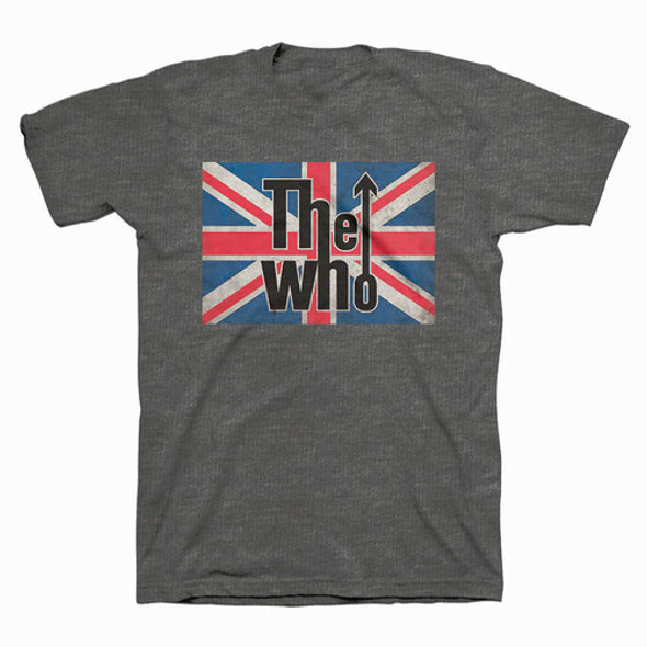 Who Union Jack Logo Unisex Black SS Tee XL