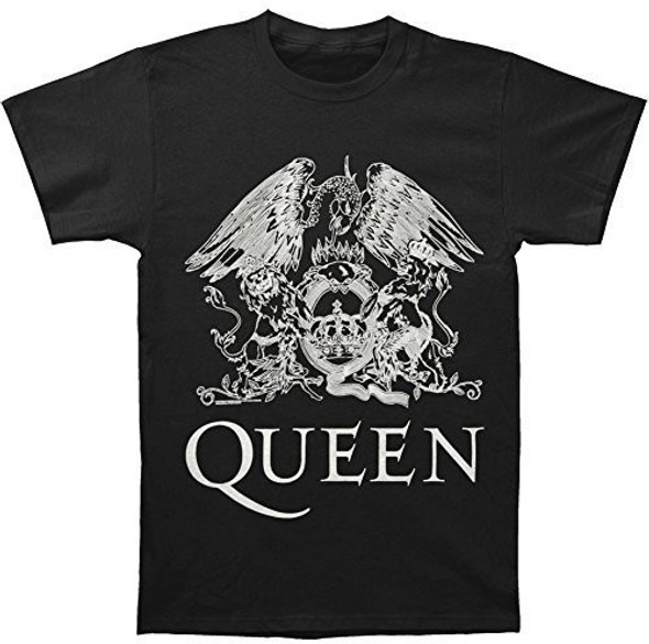 Queen Logo Black Unisex SS T-Shirt Small