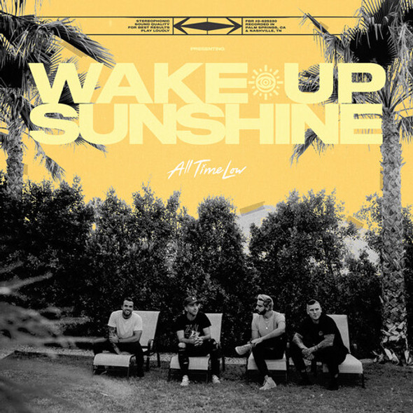 All Time Low Wake Up, Sunshine LP Vinyl