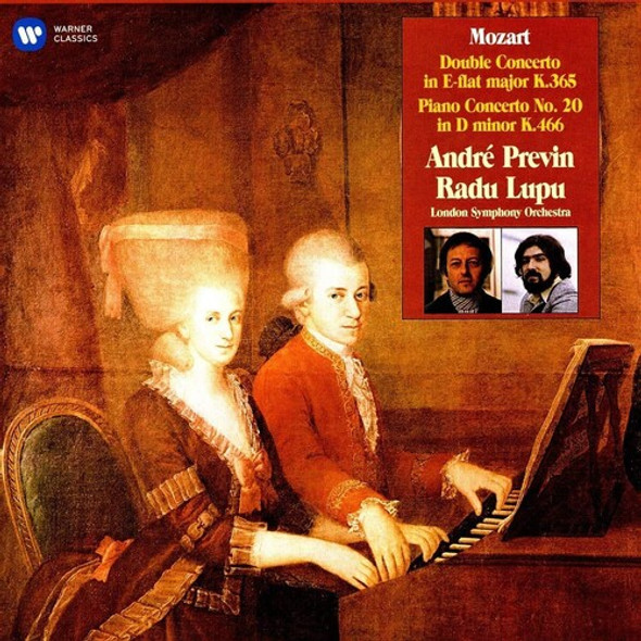 Previn, Andre / Lupu, Radu Mozart Piano Concertos Nos. 10 & 20 LP Vinyl