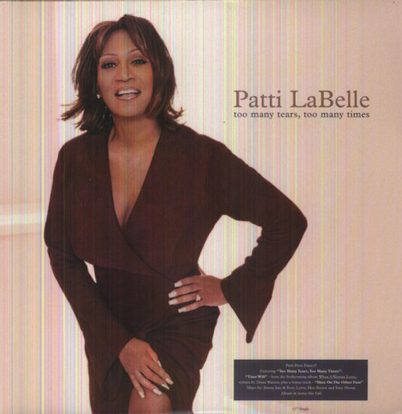 Labelle, Patti Too Many Tears Too Many Times 12-Inch Single Vinyl