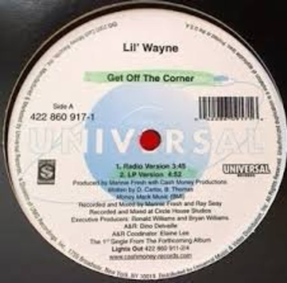 Lil Wayne Get Off The Corner 12-Inch Single Vinyl