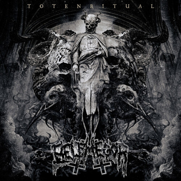 TOTENRITUAL - CRYSTAL CLEAR GOLD & BLACK SPLATTER